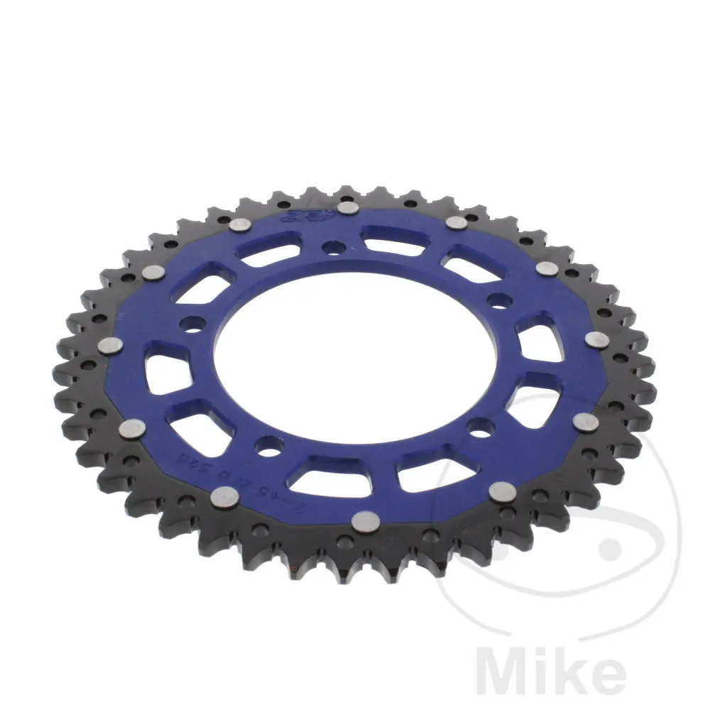 ZF Sprockets rozeta Dual 45Z typ 525 modrá ZF vnitřní průměr 110 rozteč děr 130.8 BMW S 1000 RR 09-12, S 1000 RR  ABS 09-18, S 1000 R  ABS 13-20, S