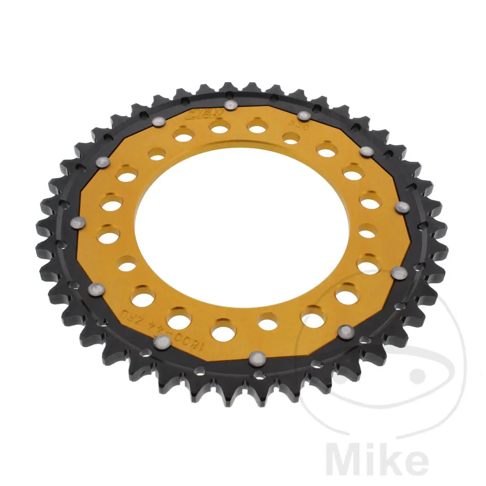 ZF Sprockets rozeta DUA 44Z pro řetěz 530 GO ZF vnitřní průměr 120 rozteč děr 140 SUZUKI GSF 1200 S BANDIT 06, GSF 1200 BANDIT 06, GSF 1200 SA BANDIT