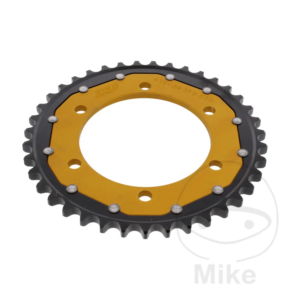ZF Sprockets rozeta DUA 39Z pro řetěz 530 GO ZF vnitřní průměr 110 rozteč děr 130 KAWASAKI GPX 600 R 88-99, GPZ 600 R NINJA 85-90, MZ/MUZ 1000 1000 S