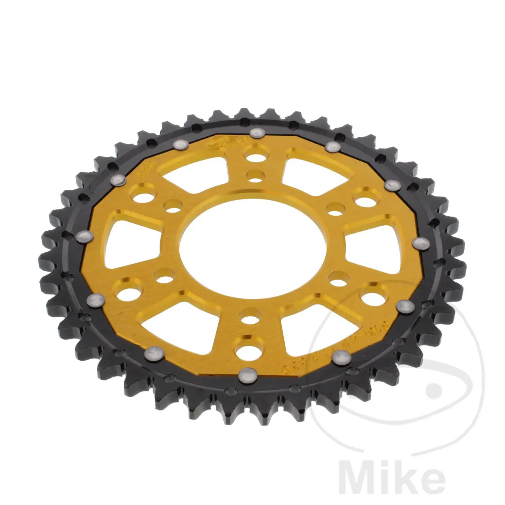 ZF Sprockets rozeta DUA 42Z pro řetěz 530 GO ZF vnitřní průměr 076 rozteč děr 100 SUZUKI GS 550  KOLO S VÝPLETEM 78-79, GS 550 E  LITÁ KOLA 80, GS 550