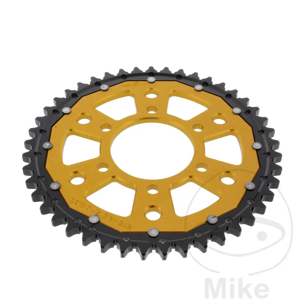 ZF Sprockets rozeta DUA 45Z pro řetěz 530 GO ZF vnitřní průměr 076 rozteč děr 100 SUZUKI GS 550  KOLO S VÝPLETEM 78-79, GS 550 E  LITÁ KOLA 80, GS 550