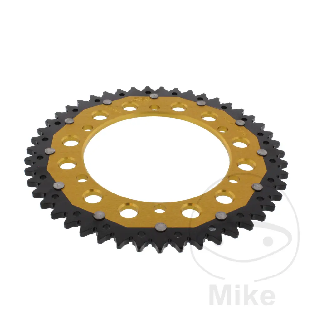 ZF Sprockets rozeta Dual 47Z typ 520 zlatá ZF vnitřní průměr 136 rozteč děr 154 BMW G 650 XCOUNTRY 07-10, G 650 XCOUNTRY ABS 07-10, G 650 XCHALLENGE