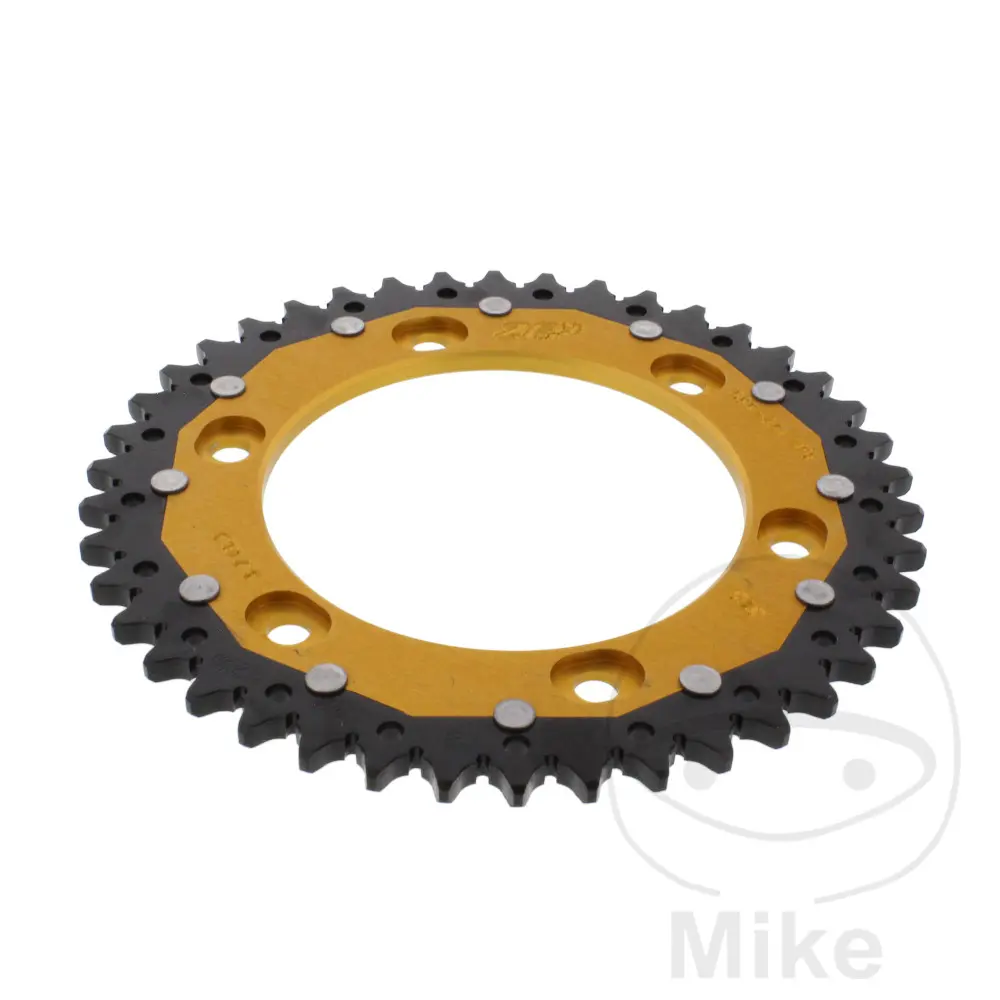 ZF Sprockets rozeta Dual 42Z typ 525 zlatá ZF vnitřní průměr 125 rozteč děr 150 KTM ADVENTURE 950 LC8 03-05, ADVENTURE 950 S LC8 03-05, ADVENTURE 990