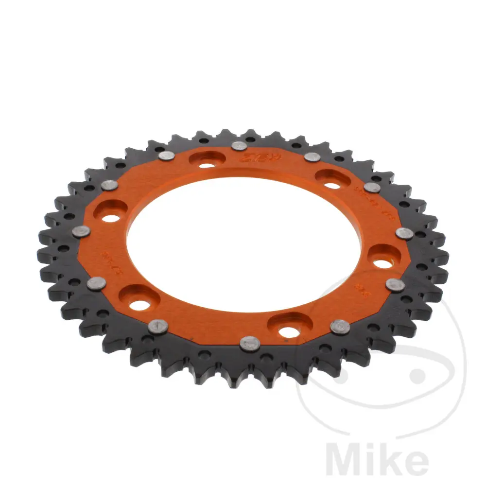 ZF Sprockets rozeta Dual 42Z typ 525 oranžová ZF vnitřní průměr 125 rozteč děr 150 KTM ADVENTURE 950 LC8 03-05, ADVENTURE 950 S LC8 03-05, ADVENTURE