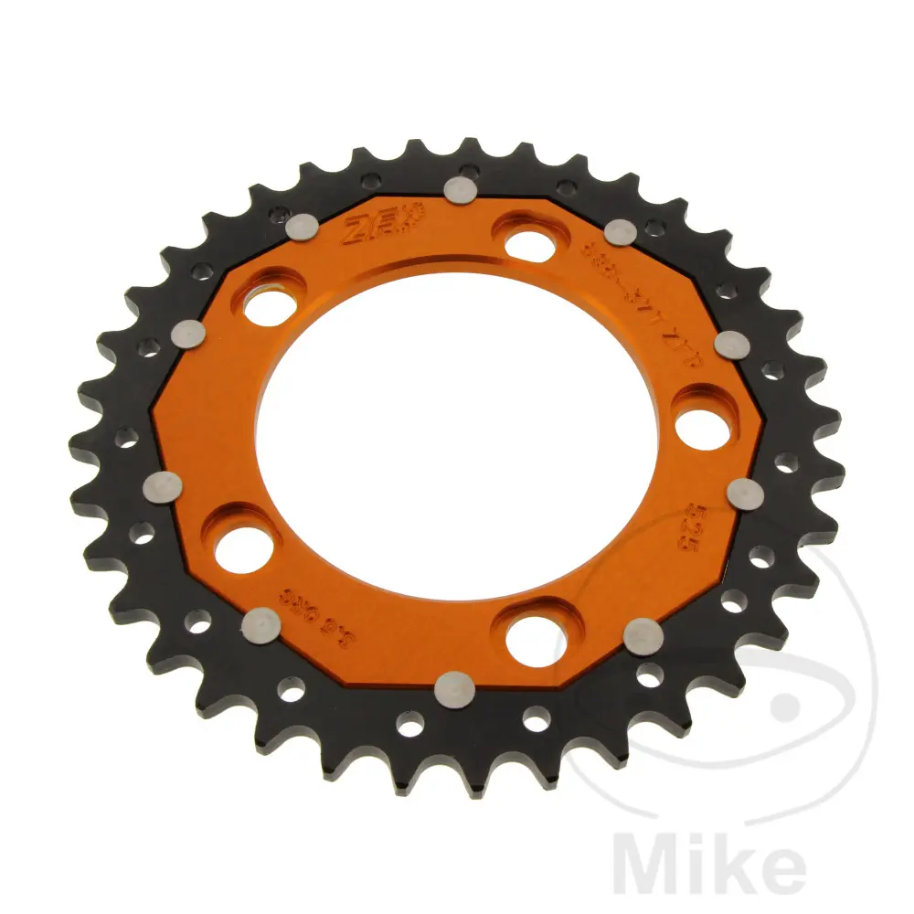 ZF Sprockets rozeta DUA 37Z pro řetěz 525 černá ZF vnitřní průměr 101 rozteč děr 124 KTM RC8 1190 08-11, RC8 1190 R 09-15, RC8 1190 R RED BULL 10, RC8