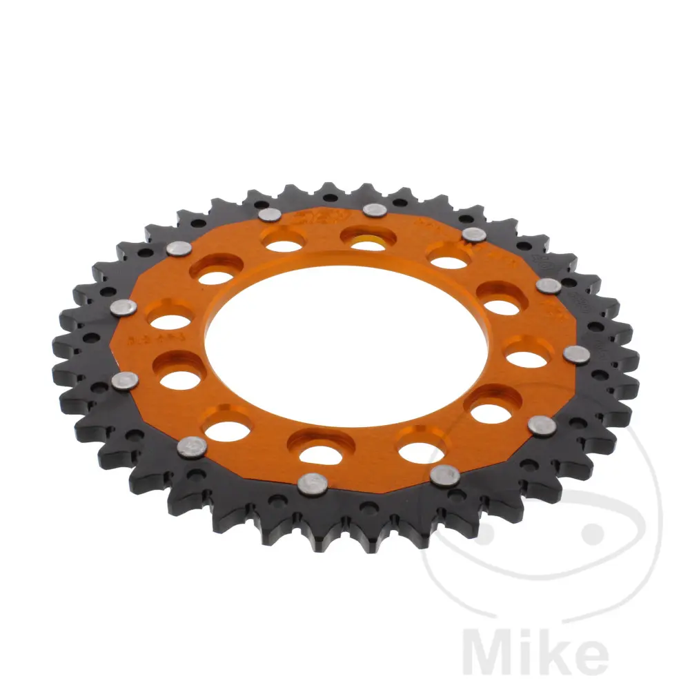 ZF Sprockets rozeta Dual 40Z typ 525 oranžová ZF vnitřní průměr 101 rozteč děr 124 KTM RC8 1190 08-11, RC8 1190 R 09-15, RC8 1190 R RED BULL 10, RC8
