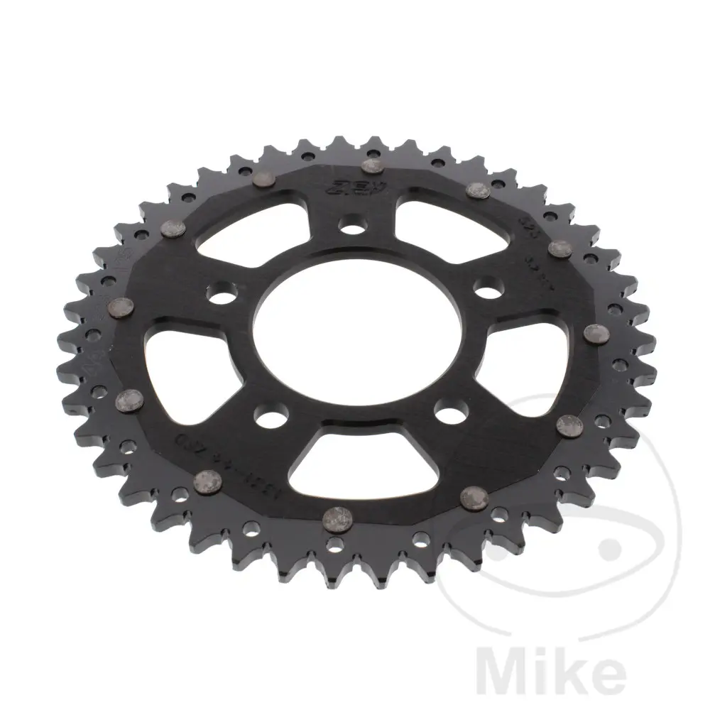 ZF Sprockets rozeta DUA 44Z pro řetěz 525 černá ZF vnitřní průměr 080 rozteč děr 110 HONDA CRF 1000 L AFRICA TWIN 16, CRF 1000 L A AFRICA TWIN ABS