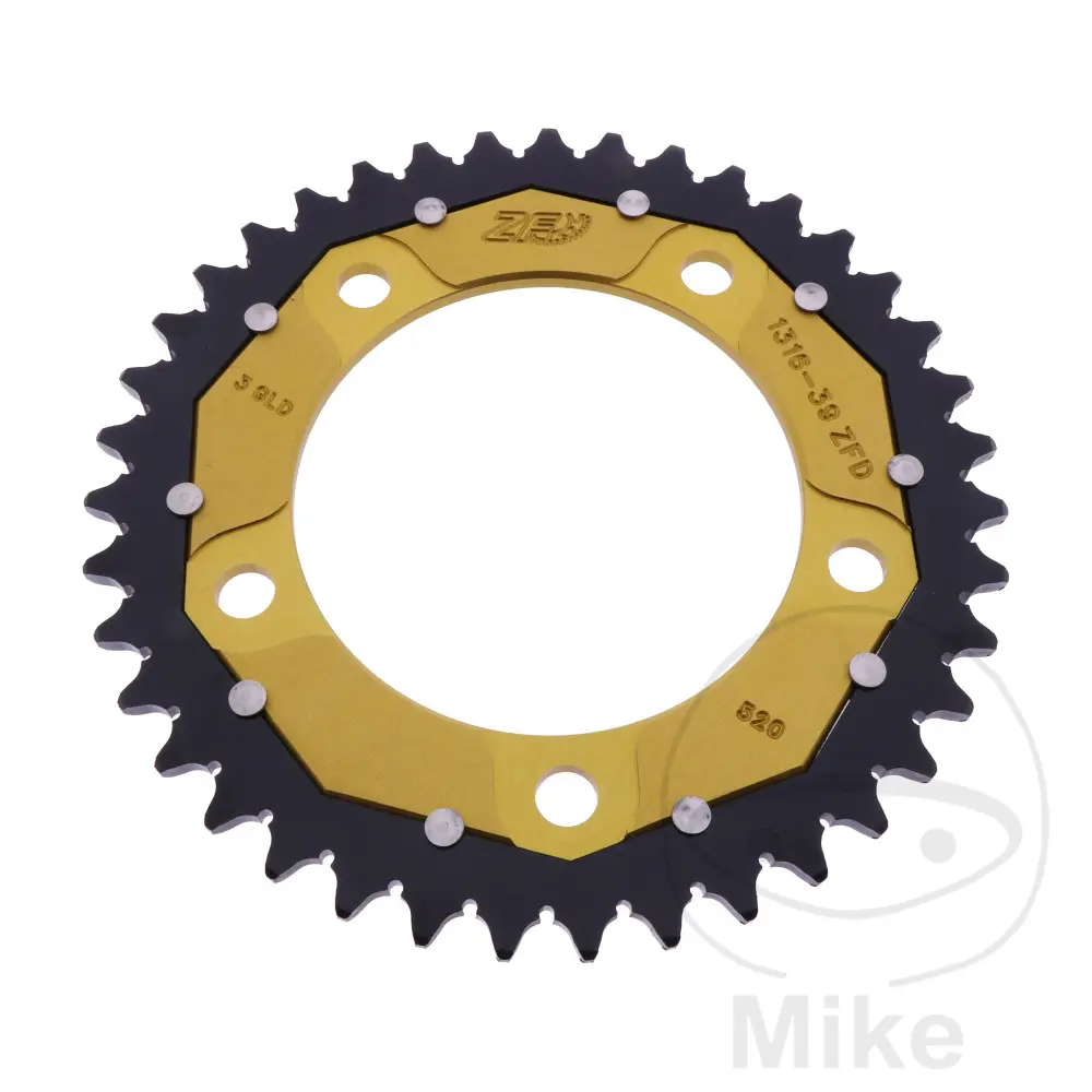 ZF Sprockets rozeta DUA 39Z pro řetěz 520 GO ZF vnitřní průměr 112 rozteč děr 138 HONDA CB 500 F 13-15, CB 500 FA  ABS 13-21, CB 500 XA  ABS 13-18, CB