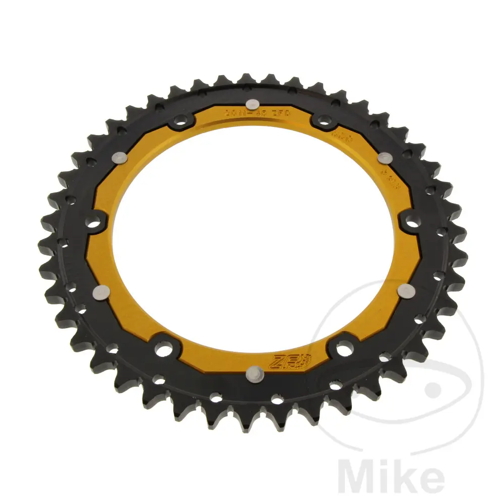 ZF Sprockets rozeta DUA 45Z pro řetěz 530 GO ZF vnitřní průměr 155 rozteč děr 176 TRIUMPH DAYTONA 955 I  EINARMSCHWINGE 99-01, DAYTONA 955 I