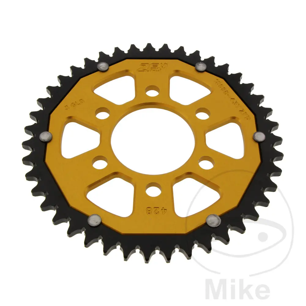 ZF Sprockets rozeta DUA 43Z pro řetěz 428 GO ZF vnitřní průměr 058 rozteč děr 082 BENELLI BN 125  CBS 18-25, TNT 125 TORNADO NAKED CBS 17-25, KEEWAY