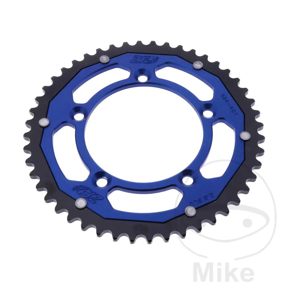 ZF Sprockets rozeta DUA 48Z pro řetěz 420 modrá ZF vnitřní průměr 098 rozteč děr 115 GAS GAS MC 65 21-24, HUSQVARNA TC 65 17-25, KTM SX 60 98-00, SX