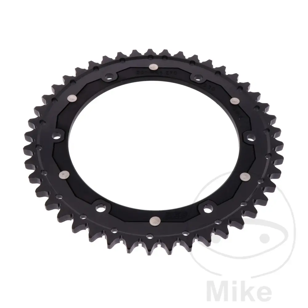 ZF Sprockets rozeta DUA 45Z pro řetěz 530 černá ZF vnitřní průměr 155 rozteč děr 176 TRIUMPH DAYTONA 955 I  EINARMSCHWINGE 99-01, DAYTONA 955 I