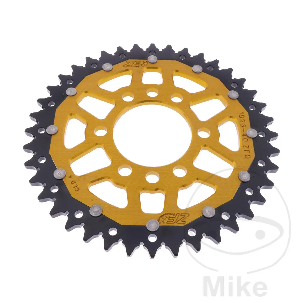 ZF Sprockets rozeta DUA 40Z pro řetěz 520 GO ZF vnitřní průměr 136 rozteč děr 156 ARCTIC CAT/TEXTRON DVX 400  2WD 04-08, KAWASAKI KFX 400 KSF 03-06,