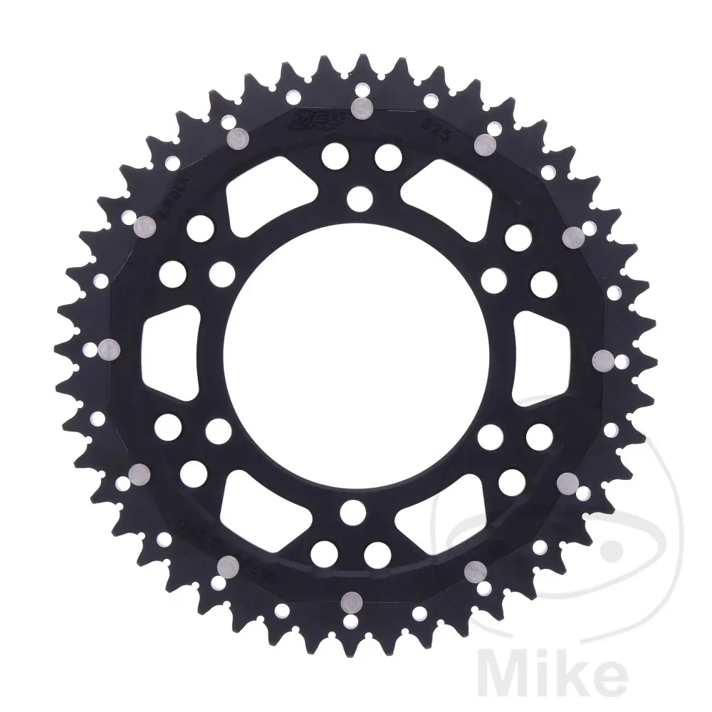 ZF Sprockets rozeta DUA 48Z pro řetěz 525 černá ZF vnitřní průměr 110 rozteč děr 130 SUZUKI GSX-R 600 11-17, GSX-R 600 UF 11-16, GSX-R 600 UE 11-13,