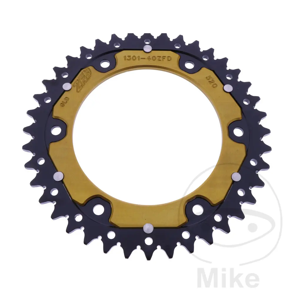 ZF Sprockets rozeta DUA 40Z pro řetěz 520 GO ZF vnitřní průměr 125 rozteč děr 153 HONDA CRF 300 L A  ABS 21-25, CRF 300 LRA RALLY ABS 21-25 ( )