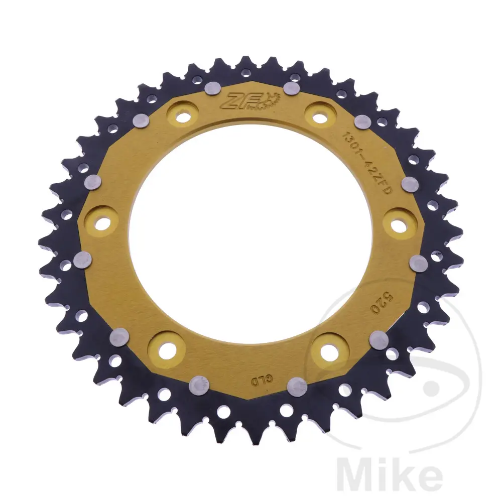 ZF Sprockets rozeta DUA 42Z pro řetěz 520 GO ZF vnitřní průměr 125 rozteč děr 153 HONDA CRF 300 L A  ABS 21-25, CRF 300 LRA RALLY ABS 21-25 ( )