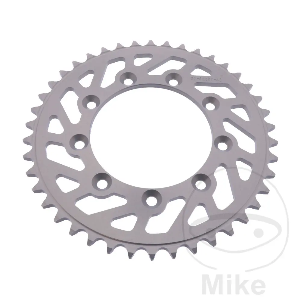 Esjot rozeta ALU 42Z pro řetěz 520 SI ESJ vnitřní průměr 105 rozteč děr 124 TM RACING EN 125 05-19, RACING EN 125 F I 20-24, RACING EN 125 F I ES 25,
