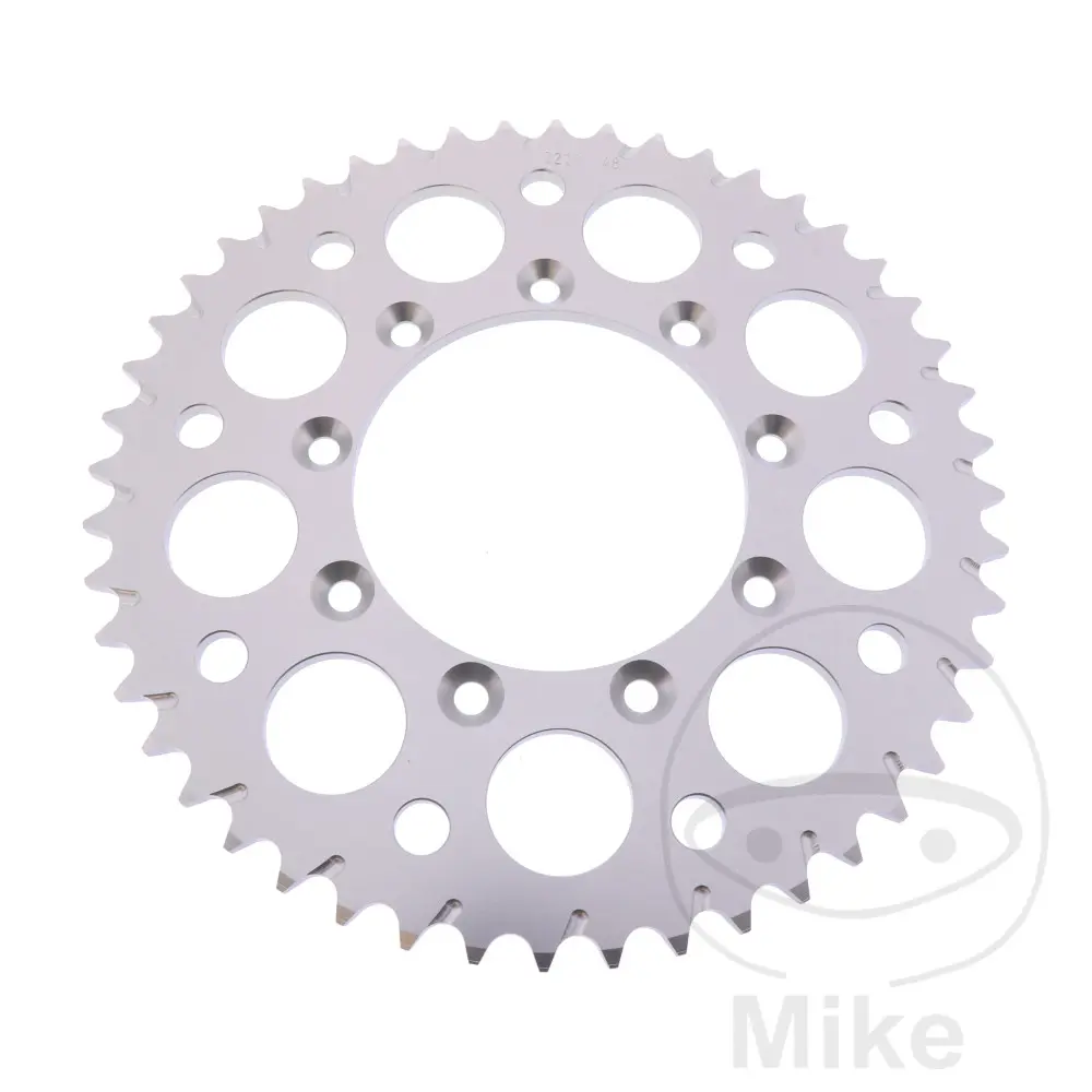 Esjot rozeta ALU 48Z pro řetěz 520 SI ESJ vnitřní průměr 105 rozteč děr 124 TM RACING EN 125 05-19, RACING EN 125 F I 20-24, RACING EN 125 F I ES 25,
