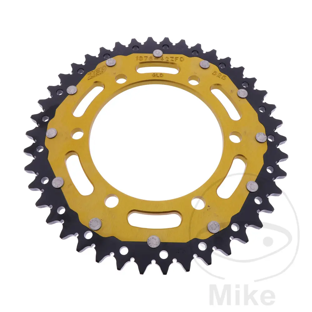 ZF Sprockets rozeta DUA 42Z pro řetěz 525 GO ZF vnitřní průměr 110 rozteč děr 130 SUZUKI GSX-R 600 11-17, GSX-R 600 UF 11-16, GSX-R 600 UE 11-13,
