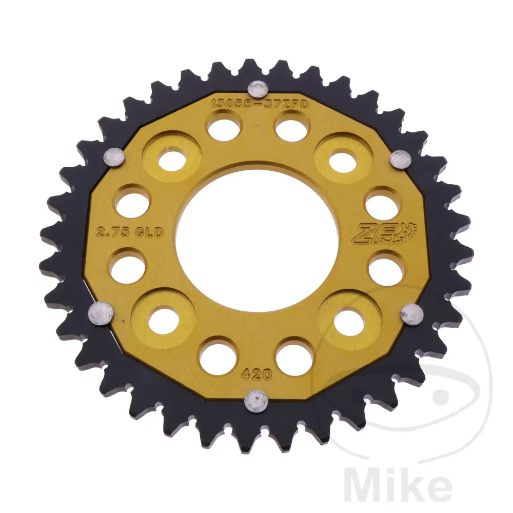 ZF Sprockets rozeta DUA 37Z pro řetěz 420 GO ZF vnitřní průměr 058 rozteč děr 090 HONDA MSX 125 A GROM ABS 21-24, Z 125 MA MONKEY ABS 22-25
