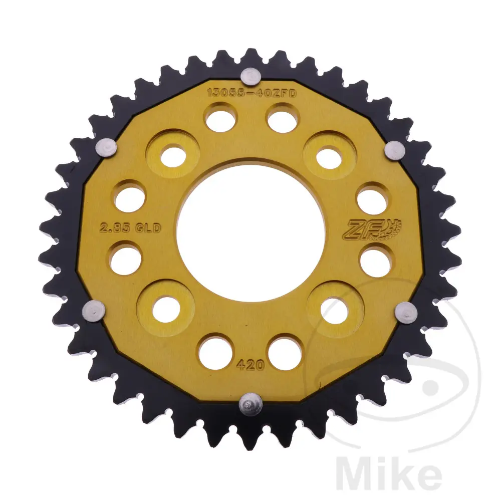 ZF Sprockets rozeta DUA 40Z pro řetěz 420 GO ZF vnitřní průměr 058 rozteč děr 090 HONDA MSX 125 A GROM ABS 21-24, Z 125 MA MONKEY ABS 22-25 ( )