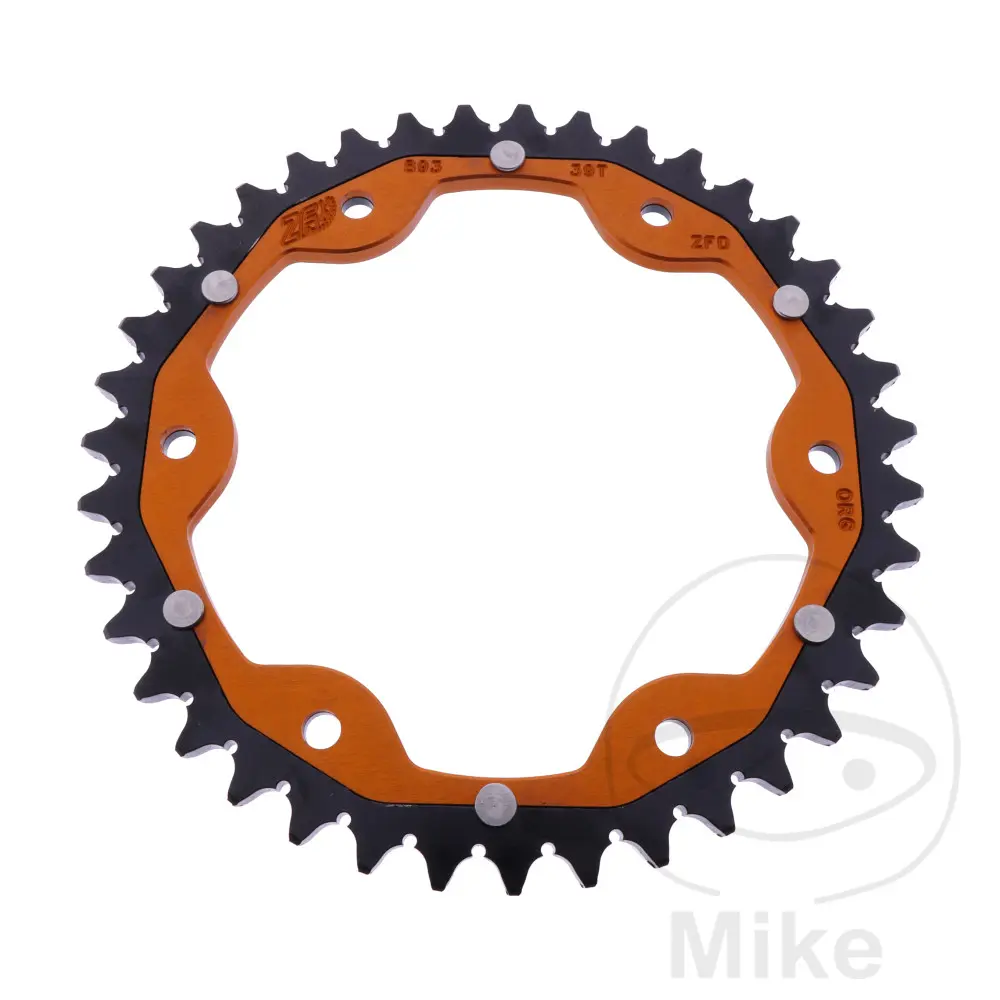 ZF Sprockets rozeta DUA 39Z pro řetěz 525 černá ZF vnitřní průměr 153 rozteč děr 155 KTM BRABUS 1300 R  ABS EURO5 22, BRABUS 1300 R EDITION ABS EURO5