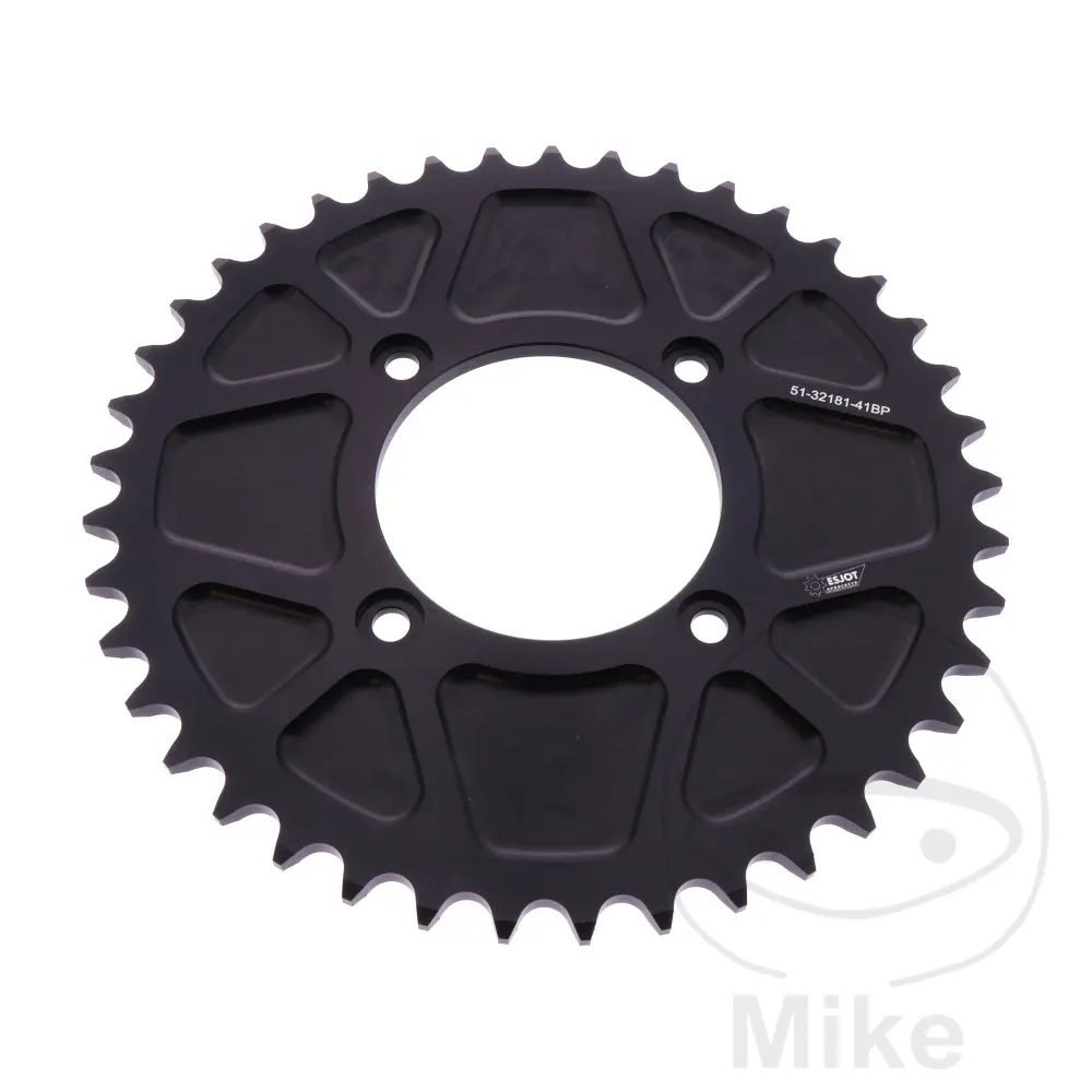 Esjot rozeta ALU 41Z pro řetěz 520 černá Esjot BETA EVO 125 16-25, EVO 125 FACTORY 16-26, EVO 200 09-24, EVO 200 FACTORY 21-24, EVO 250 4T 09-18, EVO