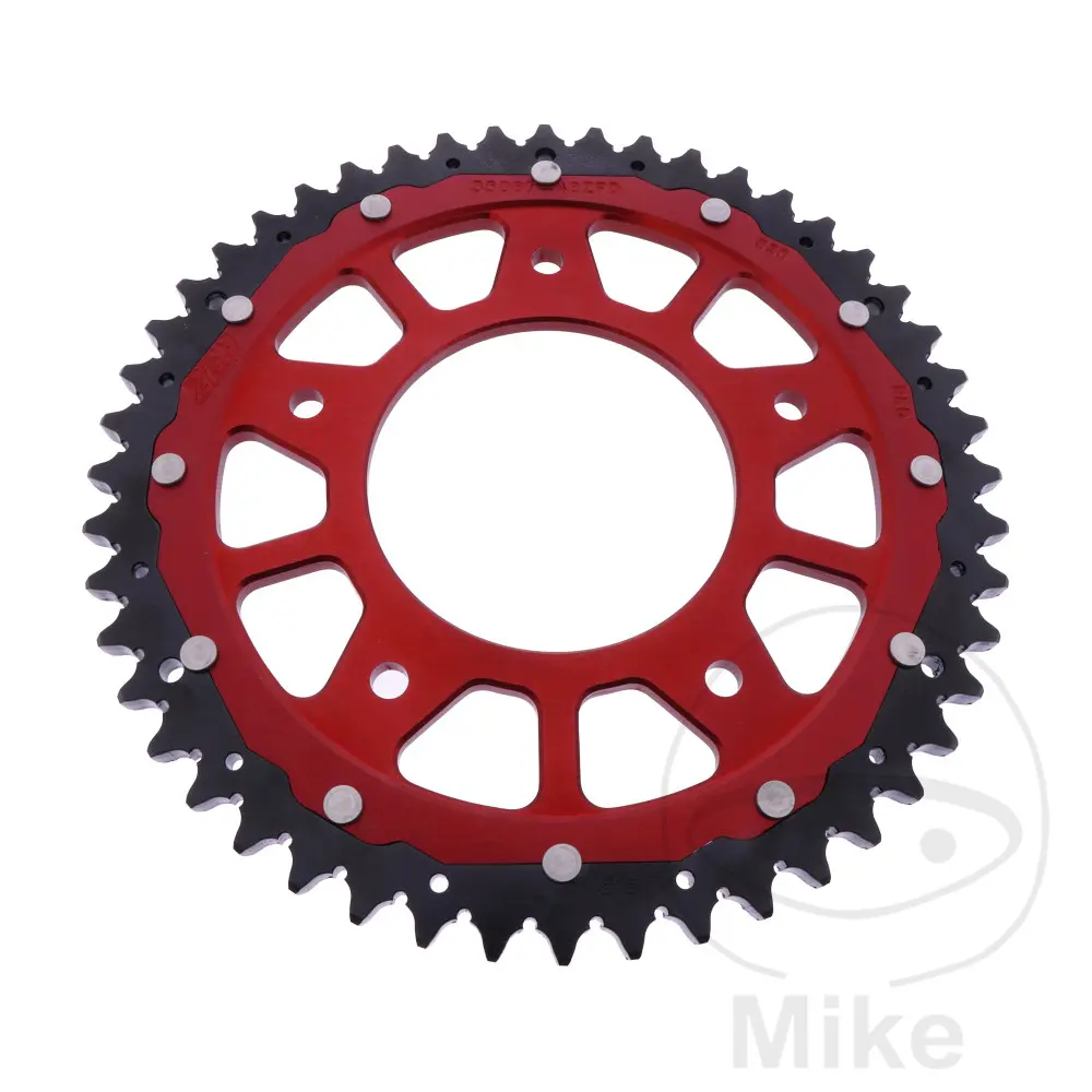 ZF Sprockets rozeta DUA 48Z pro řetěz 530 červená ZF vnitřní průměr 098 rozteč děr 140 HARLEY DAVIDSON RA 1250 SE CVO PAN AMERICA ABS 24-25, DAVIDSON
