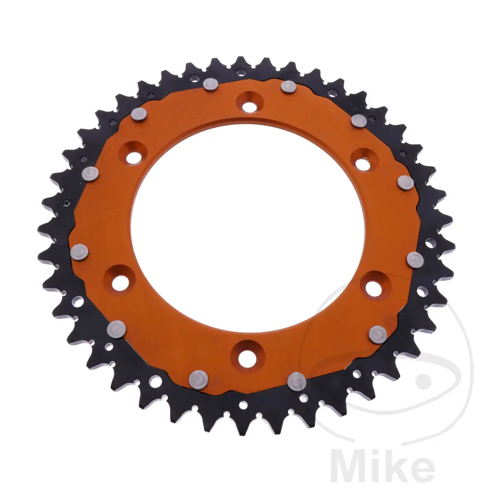 ZF Sprockets rozeta DUA 43Z pro řetěz 520 černá ZF vnitřní průměr 125 rozteč děr 150 BETA ALP 40 350 FARBE ROT 24-25, ALP 40 350 FARBE WEISS 24-25,