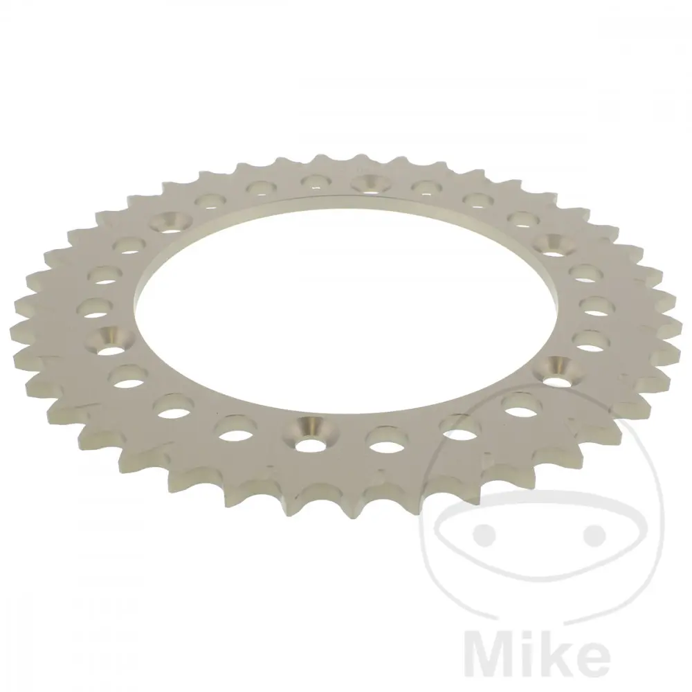 Esjot hliníková rozeta 41Z typ 520 stříbrná Esjot vnitřní průměr 136 rozteč děr 156 BETA RR 125 LC 2T RACING 24, BRIXTON CROSSFIRE 500  ABS 20-25,