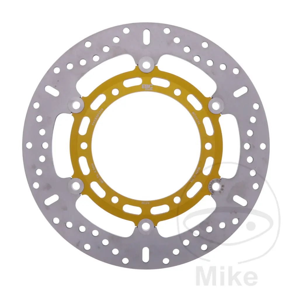 EBC brzdový kotouč X EBC Nerezová ocel YAMAHA BT 1100 BULLDOG 02-06, FJR 1300 01-04, FZS 1000 FAZER 01-05, FZS 1000 S FAZER 03-05, SCR 950  ABS 17-19,