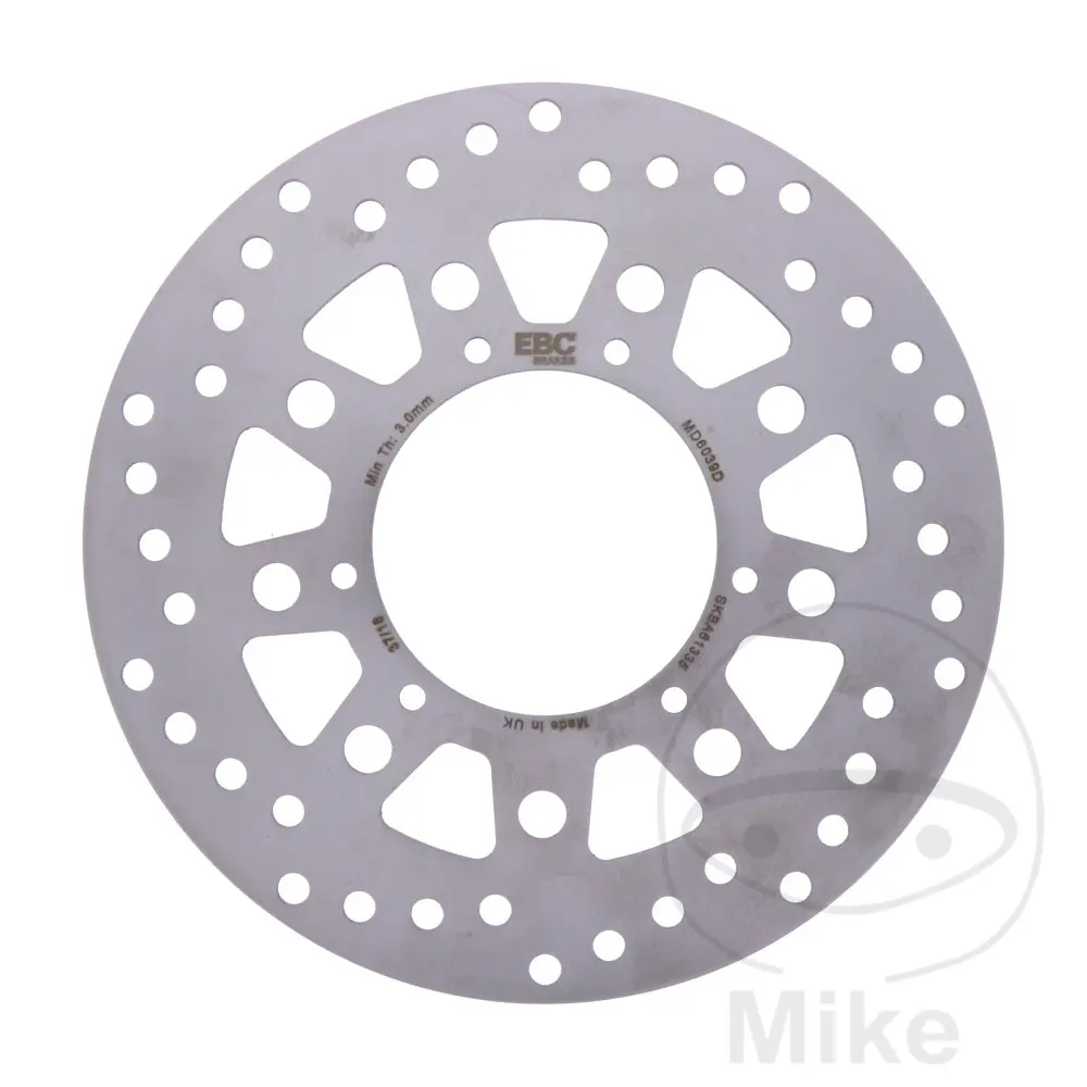 EBC brzdový kotouč EBC MX / Enduro / ATV YAMAHA DT 125 RE 04-06, DT 125 RE MX EVERTS 05-06, DT 125 R 91-96, DT 125 RH 97-03, DT 125 RN  80 KM/H 97-03,