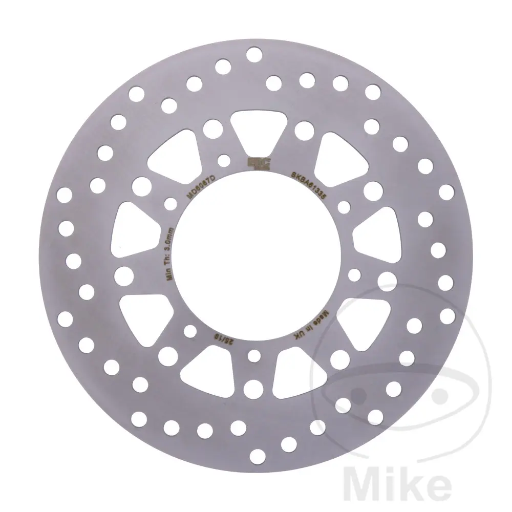 EBC brzdový kotouč EBC MX / Enduro / ATV YAMAHA DT 50 R 89-97, DT 80 LC II 85-97, TW 125 H TRAILWAY 99-04, TW 125 N TRAILWAY 80 KM/H 99-03, TW 200