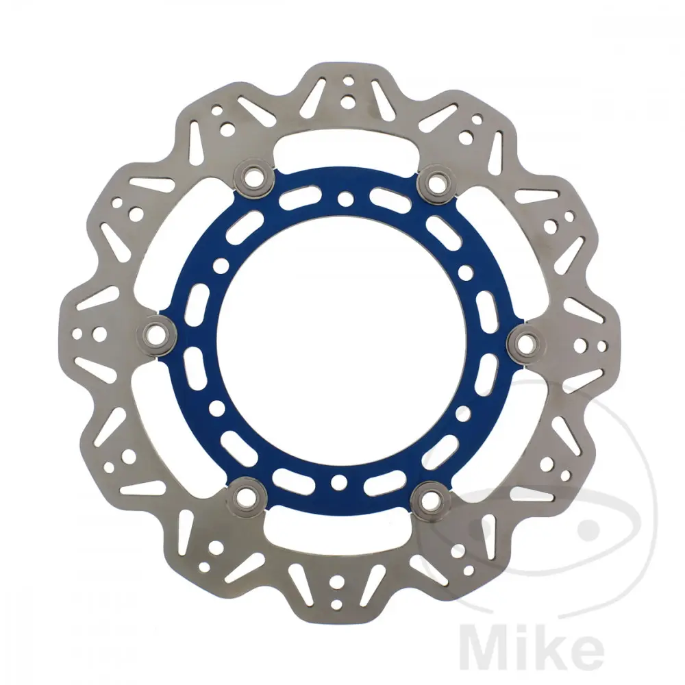 EBC brzdový kotouč VEE EBC modrý YAMAHA BT 1100 BULLDOG 02-06, FJR 1300 01-04, FZS 1000 FAZER 01-05, FZS 1000 S FAZER 03-05, SCR 950  ABS 17-19, SCR