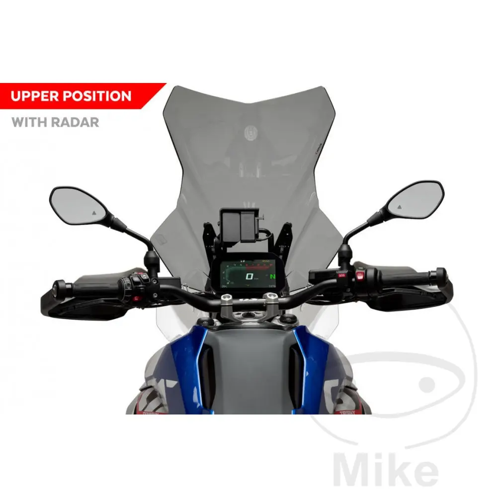 Puig plexi TOUR PUIG kouřová BMW R 1300 GS  GUSSRAD 23-24, R 1300 GS  SCHMIEDERAD 23-24, R 1300 GS  SPEICHENRAD 23-24