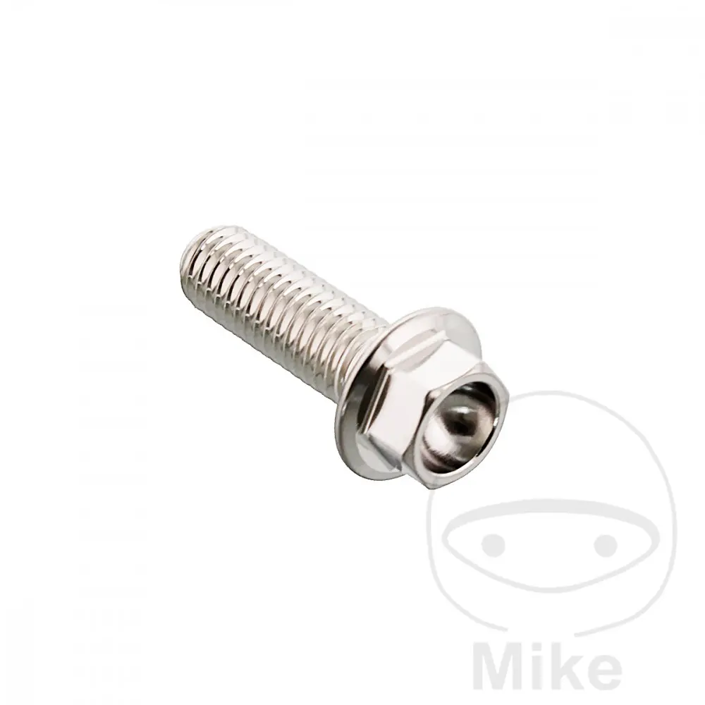 JMP šroub šestihranný M8X1.25 25 mm nerez V4A APRILIA RS4 125 4T 11-16, RS4 125 4T REPLICA 11-16, RX 50  6-RYCHLOSTNÍ STUPEŇ 95-04, RX 50 RACING