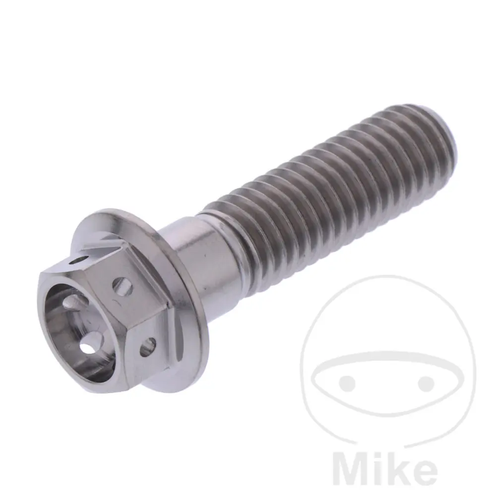 JMP šroub šestihranný M8X1.25 mm 30 mm Titan Racing APRILIA AREA 51 50 LC 98, AREA 51 50 LC  KAT 99-02, AREA 51 50 LC SBK KAT 00-02, ATLANTIC 500