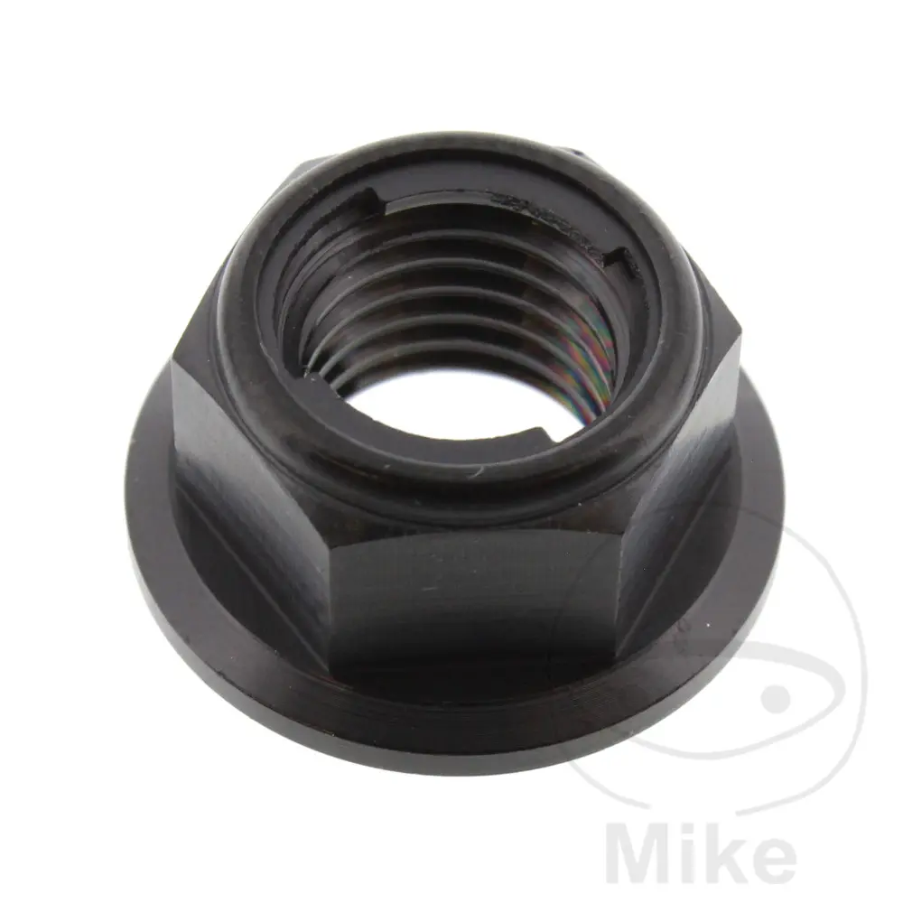 JMP vázací matka M10 x 1.25 mm Titan černý APRILIA DORSODURO 900  ABS 17-21, RS 457  ABS 24-25, RS 660  ABS 22-25, RS 660 EXTREMA ABS 23-24, RS 660