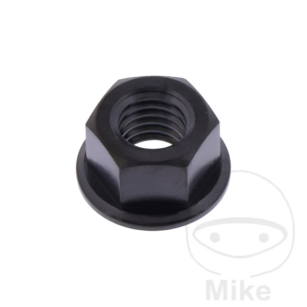 JMP matka řetězového kolečka M8X1.25 mm Titan černý APRILIA PEGASO 650 97-00, PEGASO 650 IE 01-04, PEGASO 650 IE FACTORY 07-10, PEGASO 650 GARDA