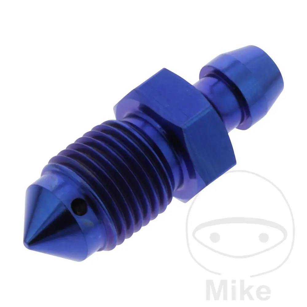 JMP odvzdušňovací šroub M10 x 1.00 mm Titan modrý APRILIA AF1 50 FUTURA 90-92, AF1 50 PROJECT 108 88, AF1 50 89, AF1 125 FUTURA 90-91, AF1 125 SINTESI