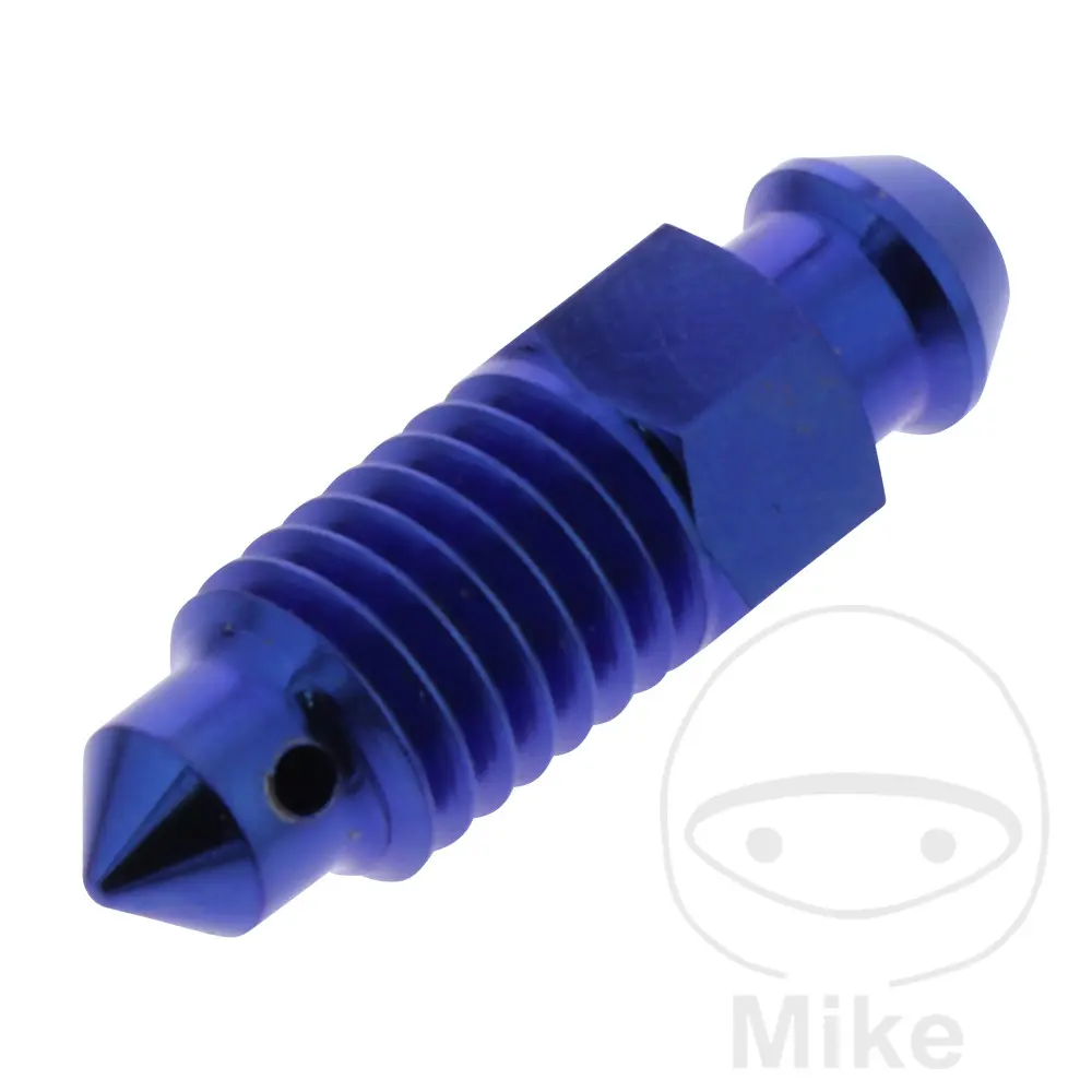 JMP odvzdušňovací šroub M8X1.25 mm Titan modrý APRILIA AMICO 50 GL 96-99, AMICO 50 SPORT 92-93, ARRECIFE 125 04-06, ARRECIFE 200 04-06, ARRECIFE 250