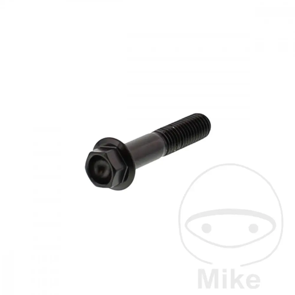 JMP šroub šestihranný M8X1.25 40 mm nerez V4A černý HONDA CLR 125 CITYFLY 98-00, CLR 125 CITYFLY 80 KM/H 98-00, CR 125 R 95-07, CR 250 R 95-07, CR 500