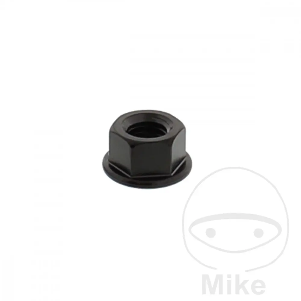 JMP matka řetězového kolečka M8X1.25 mm nerez V4A černý APRILIA PEGASO 650 97-00, PEGASO 650 IE 01-04, PEGASO 650 IE FACTORY 07-10, PEGASO 650 GARDA