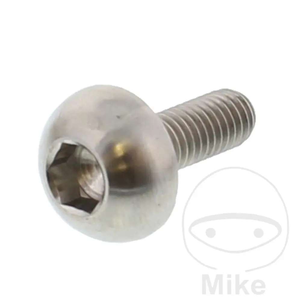 JMP šrouby brzdového kotouče M6X1.00 mm 17 mm Titan HONDA CB 600 F HORNET 98-15, CB 600 S F2 HORNET S 00-03, CB 600 FA HORNET ABS 07-15, CB 900 F
