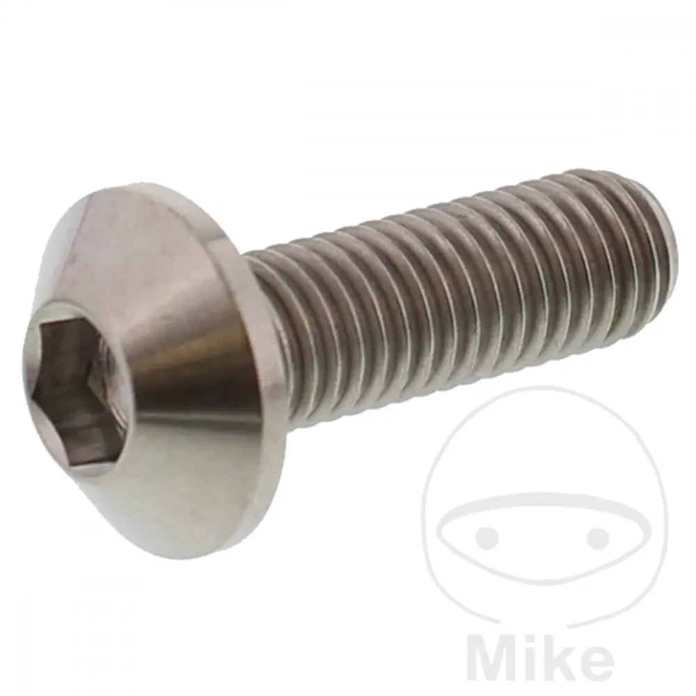 JMP šrouby brzdového kotouče M8X1.25 mm 25 mm Titan YAMAHA BT 1100 BULLDOG 02-06, FZ8 800 SA FAZER ABS 11-16, FZ8 800 N 11-15, FZ8 800 N ANNIVERSARY