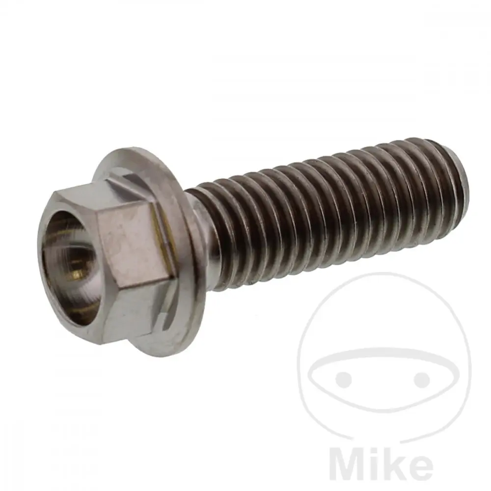 JMP šroub šestihranný M8X1.25 25 mm Titan APRILIA AMICO 50 GL 96-99, AREA 51 50 LC 98, AREA 51 50 LC  KAT 99-02, AREA 51 50 LC SBK KAT 00-02, COMPAY