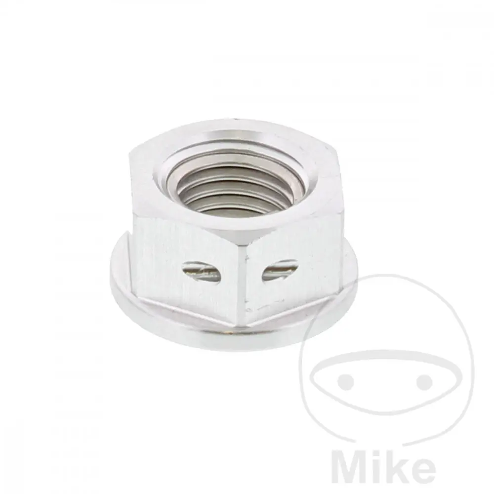 JMP matka řetězového kolečka M10 x 1.25 mm Alu Racing stříbrný APRILIA DORSODURO 900  ABS 17-21, RS 457  ABS 24-25, RS 660  ABS 22-25, RS 660 EXTREMA