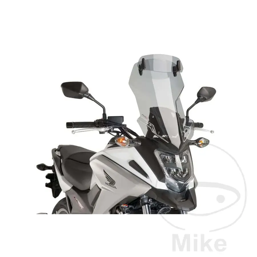 Puig plexi TOUR VISOR PUIG rauchgrau HONDA NC 750 XA  ABS 16-19, NC 750 XD DCT ABS DCT 16-19, NC 750 XD DCT ABS 18-19 ( )