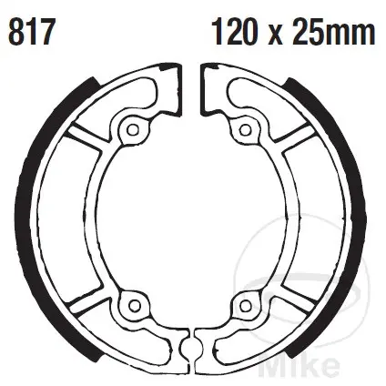 EBC brzdové BACK s Pružina EBC APRILIA HABANA 50 99, HABANA 50  KAT 00-01, HABANA 50 CUSTOM 99, HABANA 50 CUSTOM KAT 00-01, HABANA/MOJITO 50  KAT