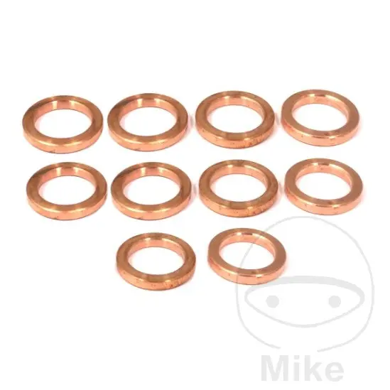 JMP těsnící kroužky 14.3X20X3MM balení 10 kusů TRIUMPH ADVENTURER 900 96-01, AMERICA 865 07, AMERICA 865 EFI 08-17, AMERICA 865 LT EFI 14-17,